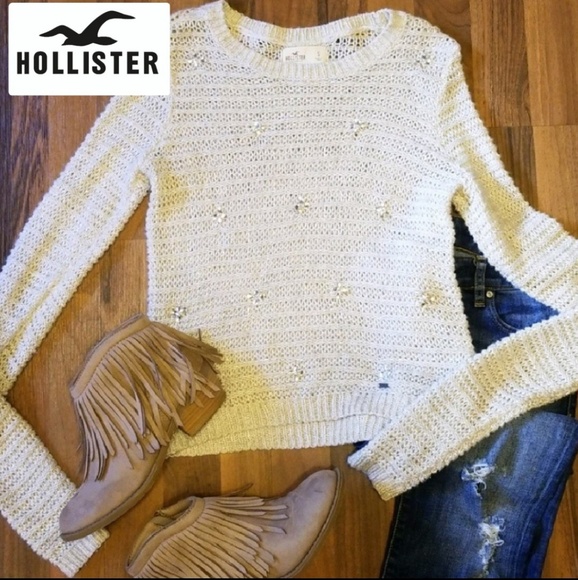 Hollister Sweaters - {Hollister} Bejewled Sweater